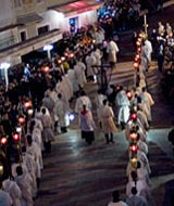 After the Cross procession on the island of Hvar