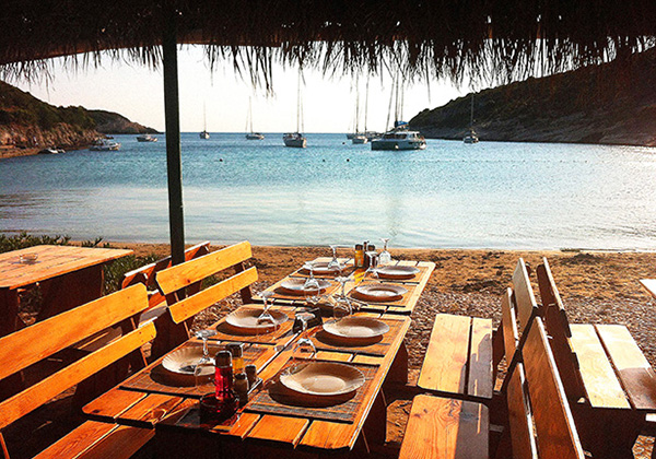 Beach restaurant Kod Jakse, Bisevo island, Croatia