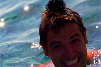 Croatia, around the island tour by RIB boats, sea urchin on the head