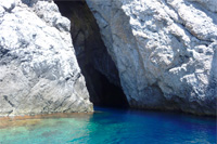 Ilirio's tours to three caves in Croatia - Monk seal cave entrance