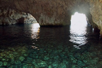Croatia, Ilirio's toursto green cave - view from inside