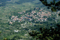 Hvar-island: village Vrisnik at middle part of the island