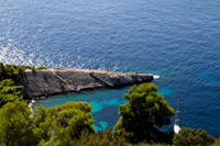 Hvar island Zarace bay – interesting stony shape