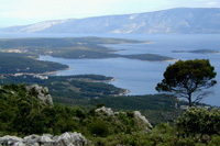 Hvar island on Dalmatian coast in Croatia, Mediterranean