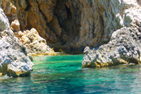 Ilirio's tours to blue grotto - small cave on the island of Bisevo