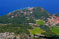 Ilirio's safari adventure trips, Hvar island - view from the highest peak to Sveta Nedjelja village