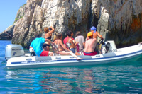 Zodiac adventure tours on the island of Hvar